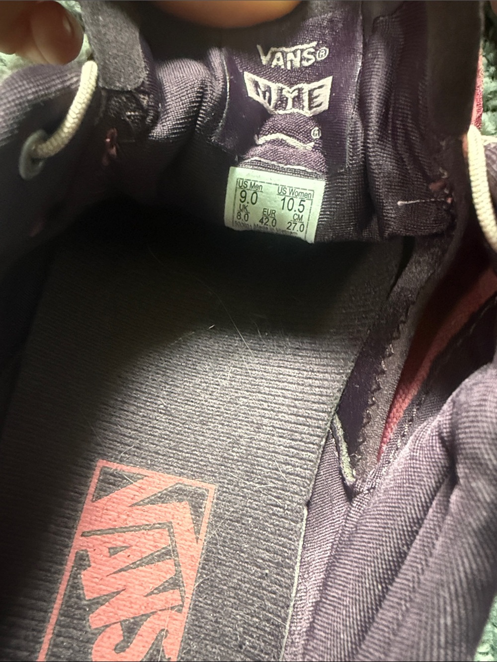 Vans CROSSPATH XC Rose and Burgundy Trail Sneakers - Picture 4 of 6